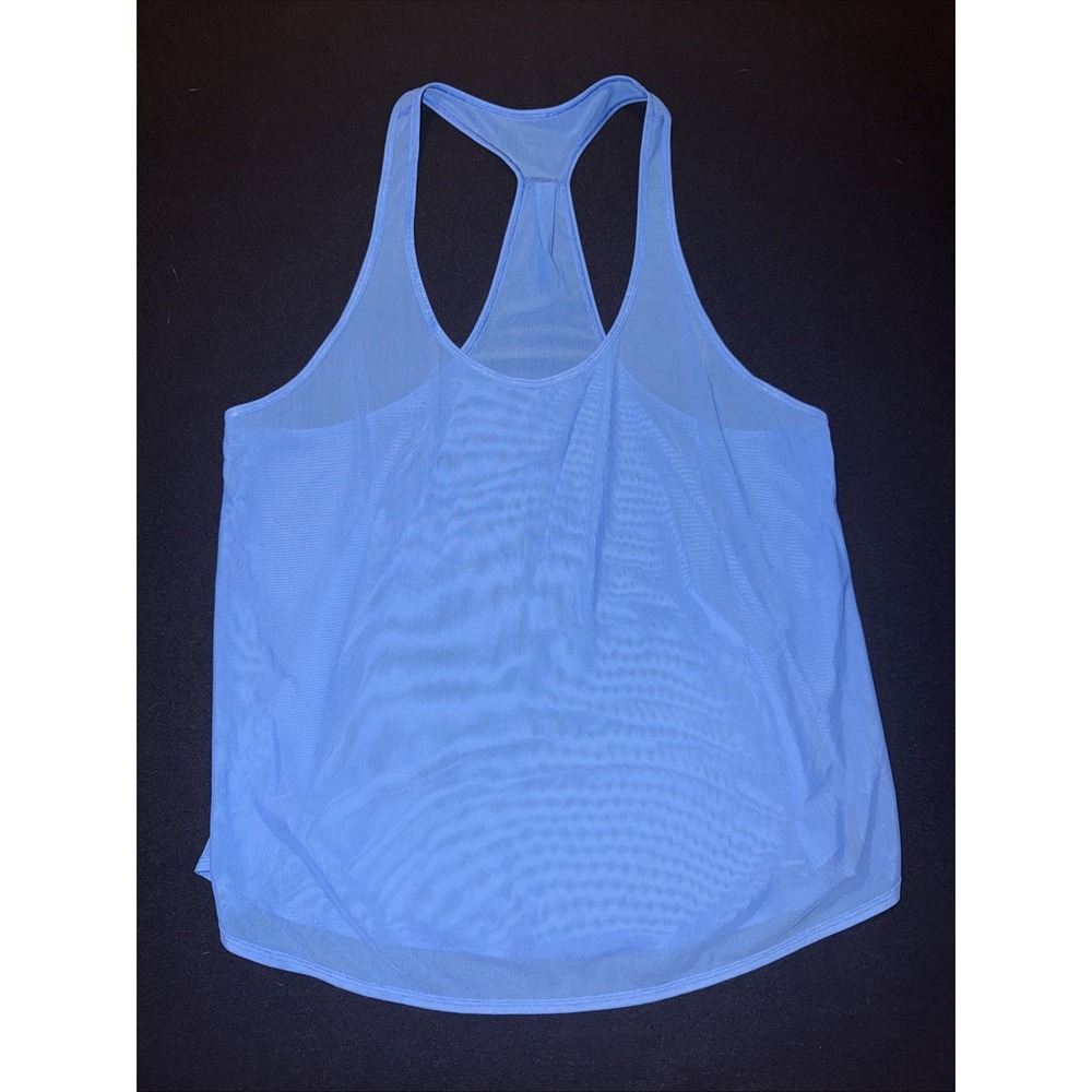 Lululemon Womens Blue Mesh Racerback Tank Top Women's Size 14 NWOT